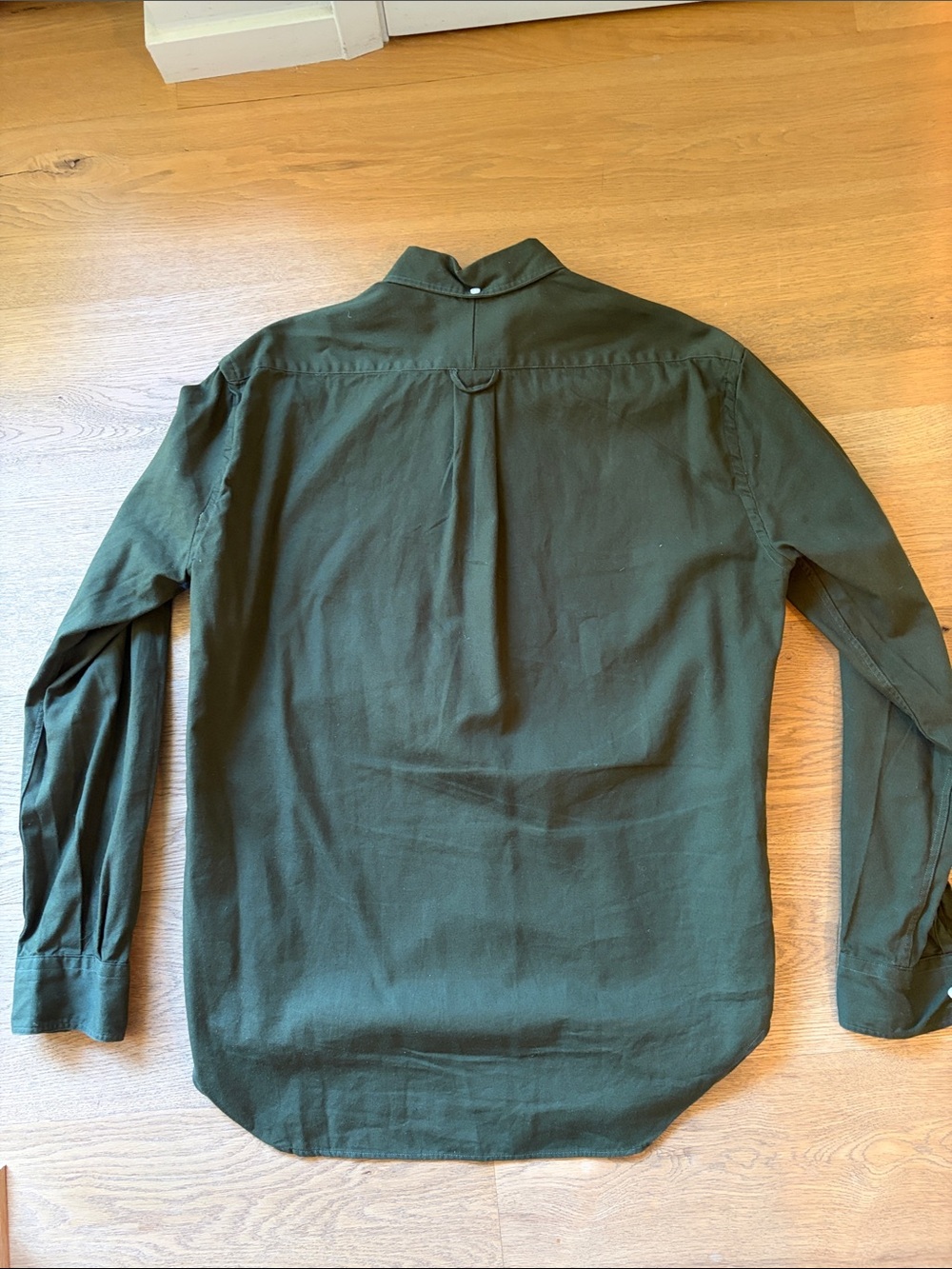 Gitman Brother’s Vintage, Classic Button-Down Men's Shirt - Olive Green - Picture 4 of 7